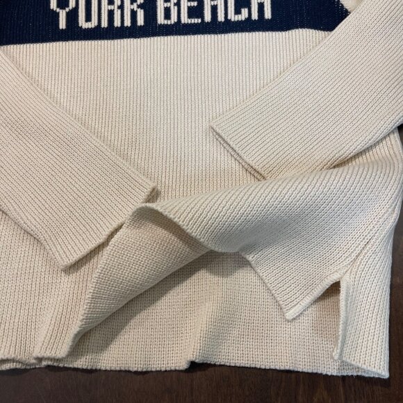Vintage Binghamton Knitting‎ Co York Beach Sweater Womens Size Medium Cotton USA - Picture 9 of 11
